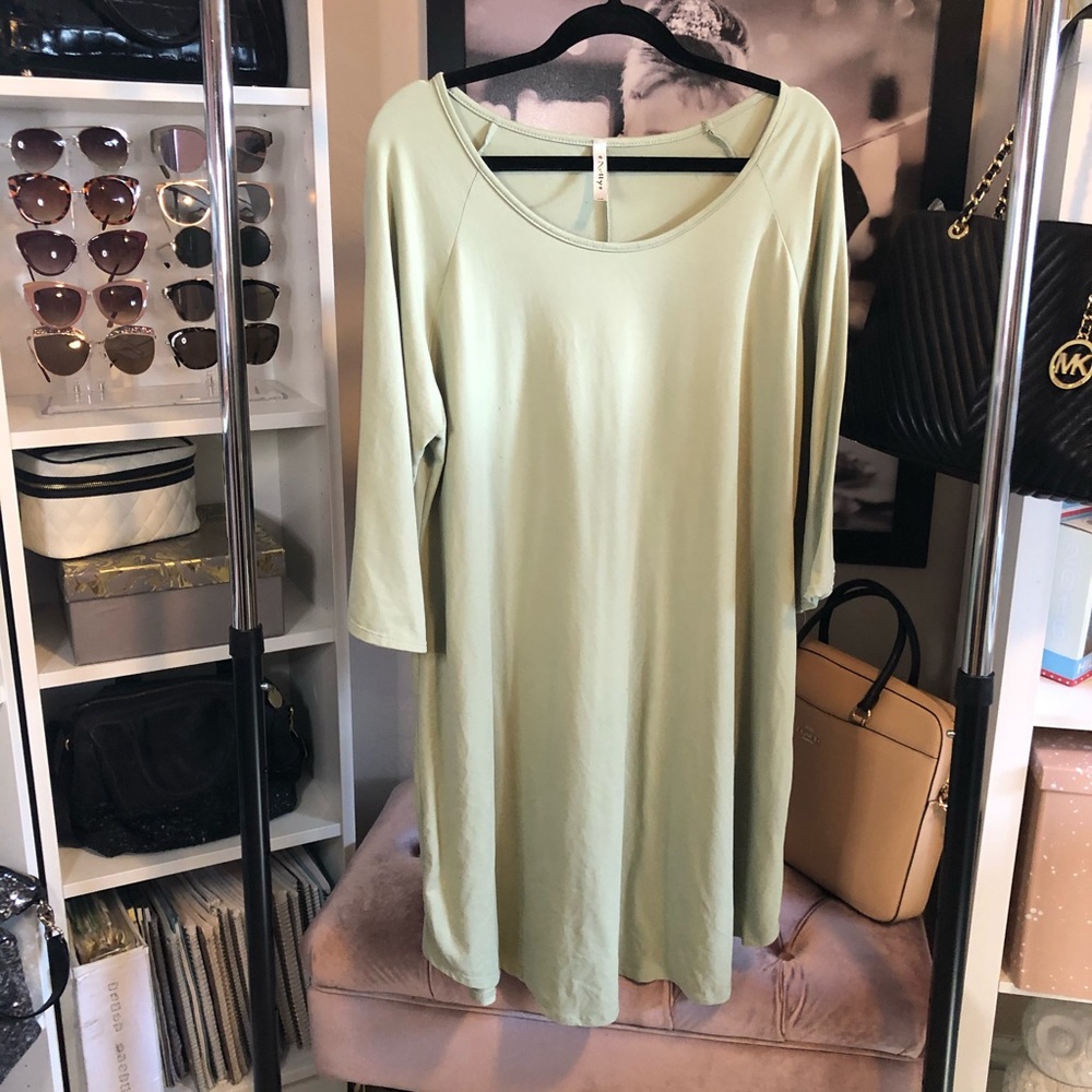 Light Green Tunic Dress